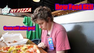 My first job is closing! Lucys NY Style Pizza, pizza and Honey Garlic wings. New Food E21!