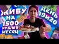 ЖИВУ НА 1500 РУБЛЕЙ МЕСЯЦ. ДЕНЬ 19 и 20. ДЕНЬГИ НА ИСХОДЕ.