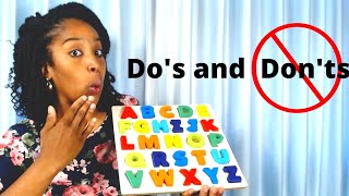 Do's and Don'ts of Teaching the Alphabet | How to teach the alphabet to young children? screenshot 5