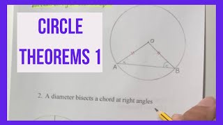 GCSE Maths Circle Theorems 1 - Uses and Proofs (FULL EXPLANATION)