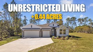 We toured an Ocala home with 0.44 ACRES!  I  DREAM Florida home!