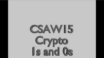 CSAW 15 - Crypto - ones_and_zer0es