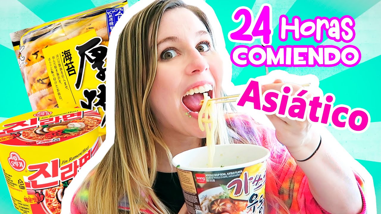 24 HORAS COMIENDO COMIDA ASIÁTICA! 😋