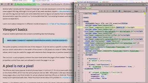 470. How to use the "viewport" meta tag to tell the browser a site supports mobile devices