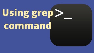 MAC OS Command Line: GREP command