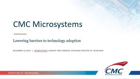 Modelithics Library for Cadence Virtuoso Spectre RF Overview
