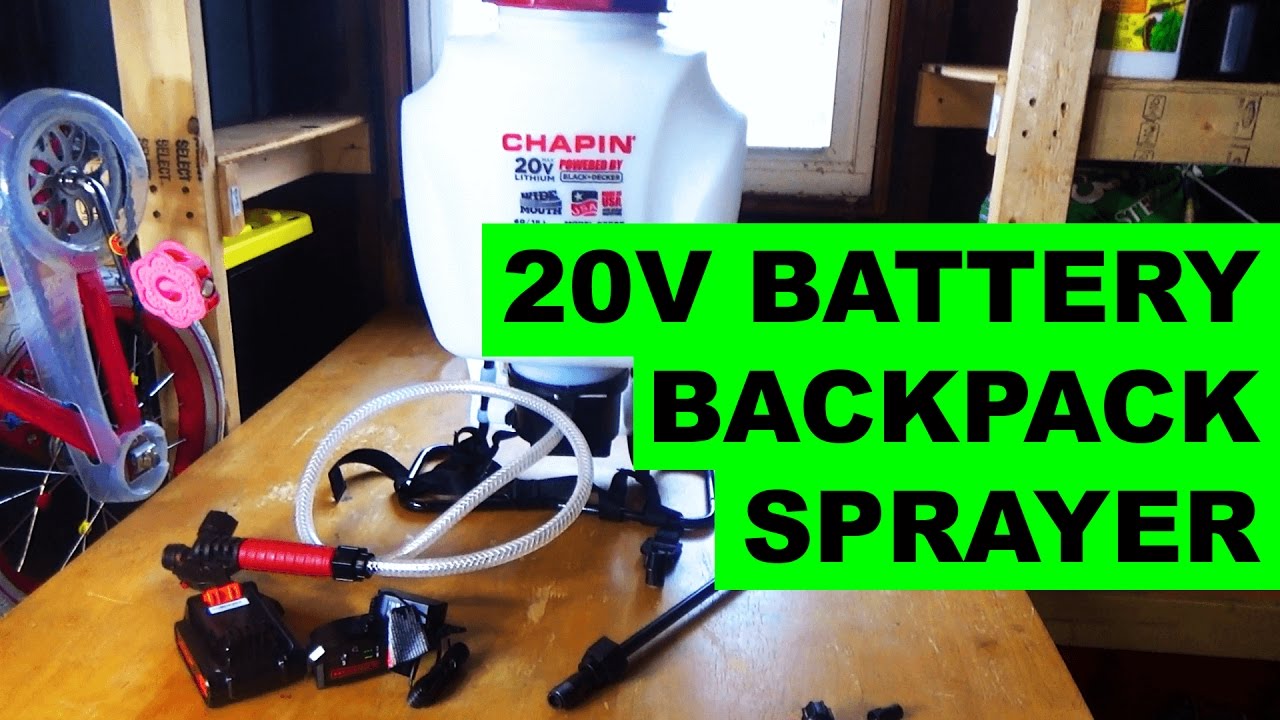 Battery Charger for Chapin Backpack Sprayer 4 Gal. 20V Lithium