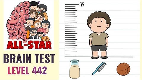 Brain Test All Star Level 442 | He wants to be taller | Walkthrough