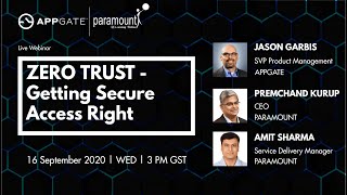 Zero Trust - Getting Secure Access Right [Webinar with AppGate]