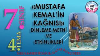 7.Sinif 4.Tema Mustafa Kemali̇n Kağnisi Di̇nleme Metni̇ Cevaplari Hd Sf 123...127