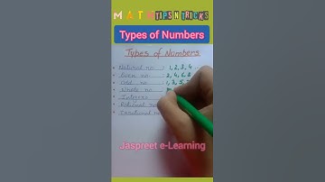 Types of Number | Number System | Integers | Natural,even,odd,rational,irrational Numbers | Aptitude