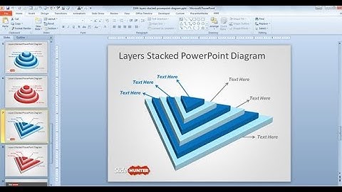 How to work with Layers on Slides in PowerPoint.