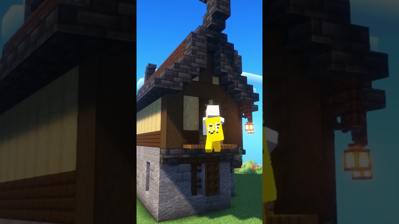 Minecraft Survival House Medieval Design 