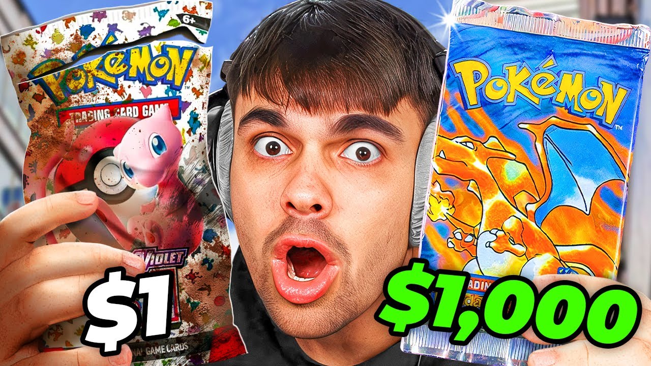 Sobre Pokémon de 1$ vs 1000$