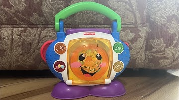 2008 FISHER PRICE LAUGH AND LEARN SING WITH ME CD PLAYER