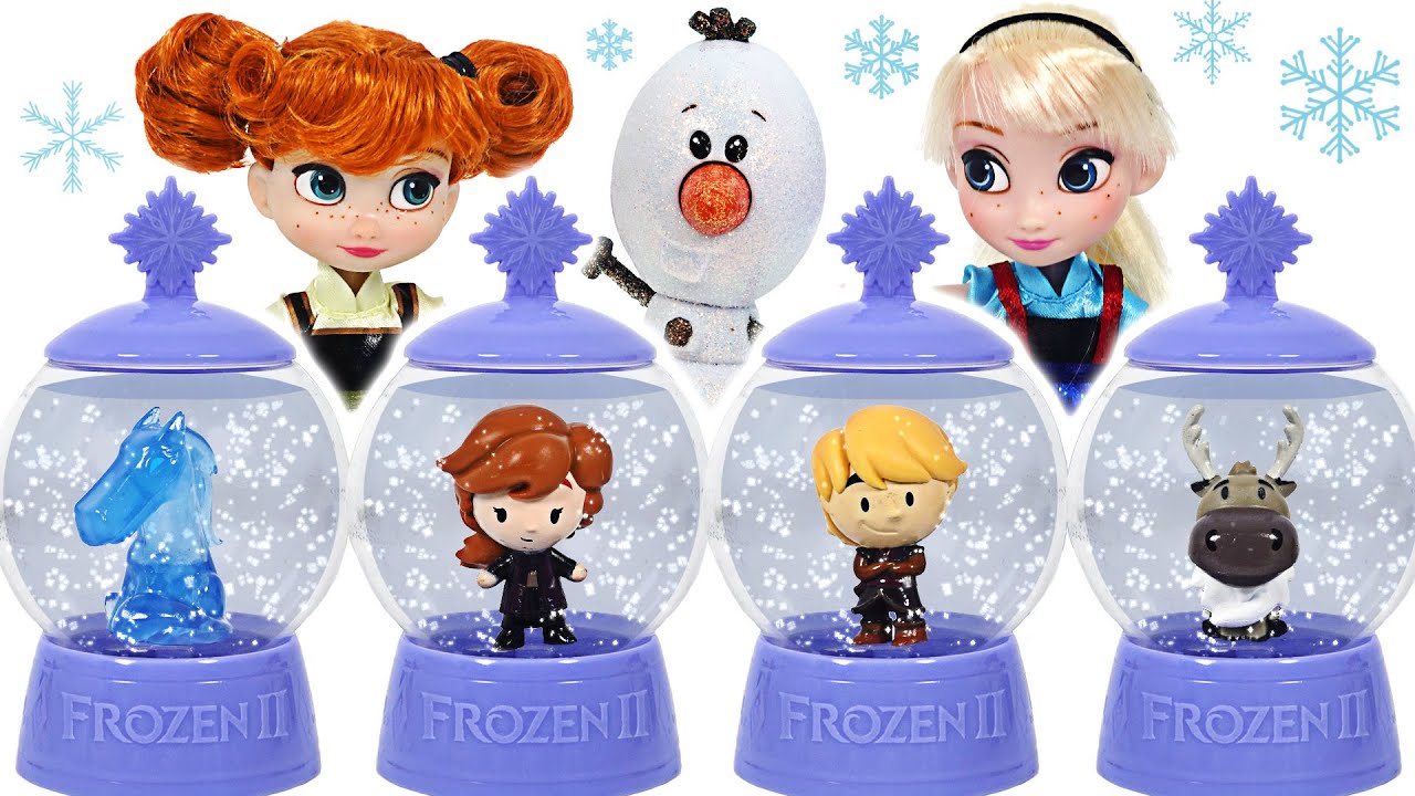 Frozen2 Elsa&Anna! Olaf’s gift what’s in a snowball? | PinkyPopTOY