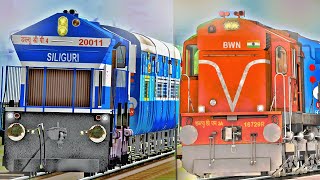 Diesel Era of NFR | Trains in NFR MSTS | MSTS Indian Railways