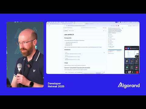 Use-wallet-UI @ 2025 Algorand Developer Retreat
