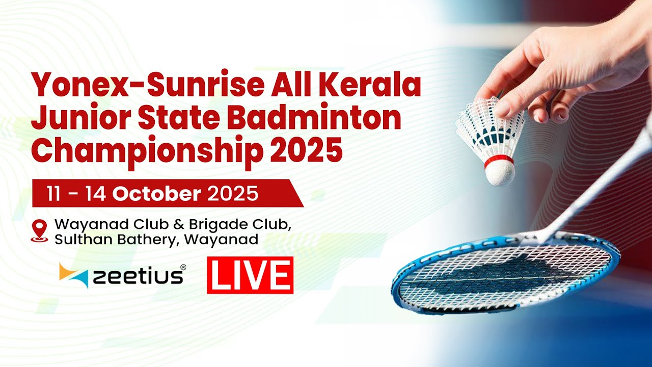 Day 2 - Court 1 - YONEX-SUNRISE ALL KERALA JUNIOR STATE BADMINTON ...