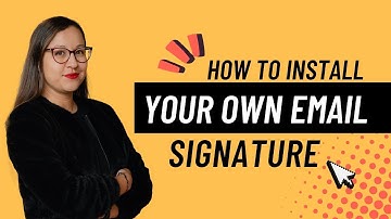Video Tutorial YouTube Email Signature