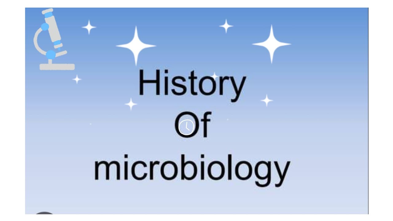 History of microbiology by