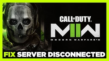 How to FIX COD MW2 Server Disconnected!
