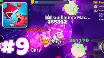 Eat Fish.IO -  Rainbow Fish 🐟 Game Gameplay Part 9 ( iOS , Android)