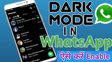 Enable DARK MODE in official WhatsApp🔥🔥