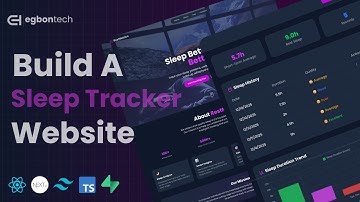 Build a Sleep Tracker website with dashboard | React, Next.js 16, TailwindCSS & Supabase