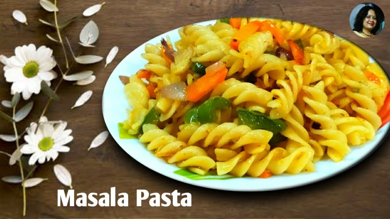Recipe 92 Indian Style Masala Pasta Tasty Fusilli Pasta Recipe