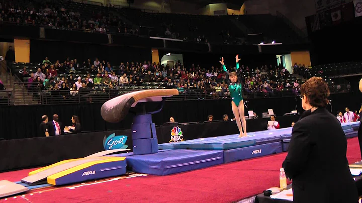 Maria Kharenkova - Vault Finals - 2012 Kellogg's P...