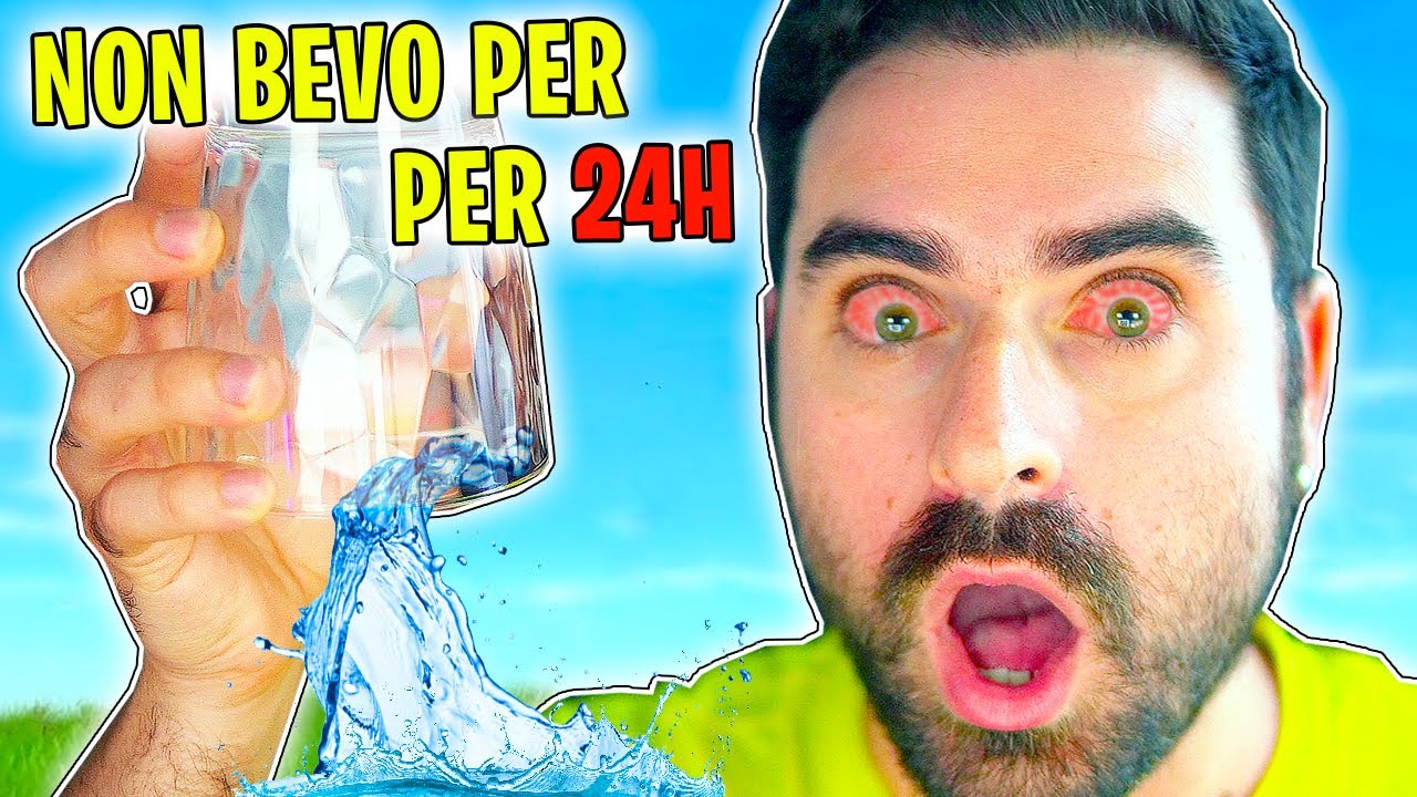 NON BEVO NULLA PER 24H! (Non fatelo a casa)