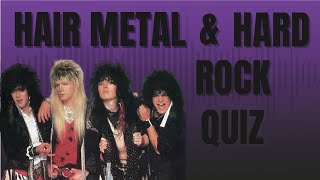Guess The Hair Metal/Hard Rock | Music Quiz screenshot 5