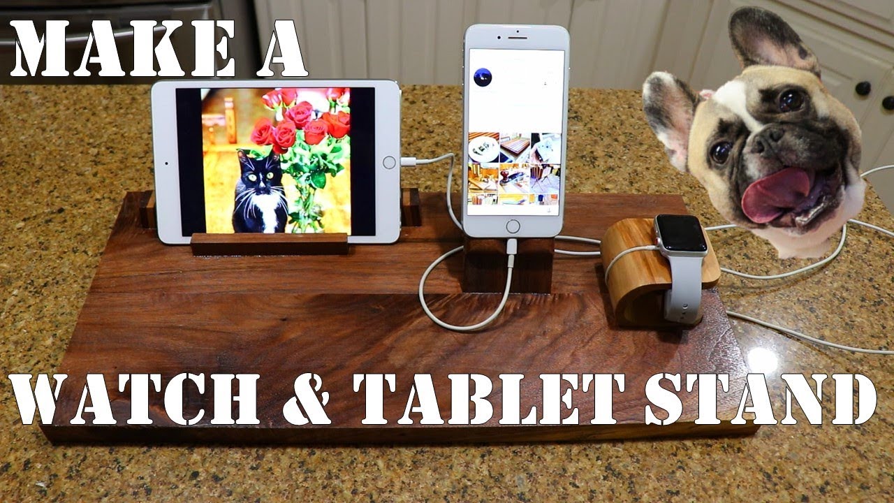 How to make an smart watch, tablet, & phone charging station