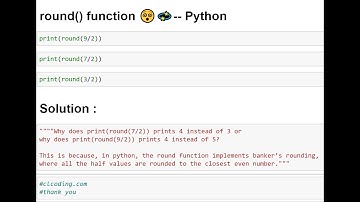 Day 105 : round function 😵‍💫   Python