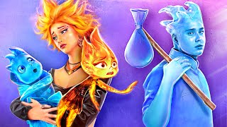 EMBER van Elemental vs WADE! VUUR vs WATER: Geweldige Ouderschapshacks