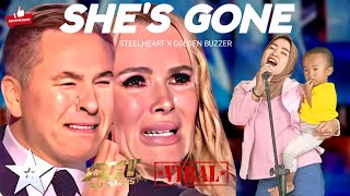 Britain's Got Talent Weird baby join singing She's Gone song On the world stage makes the judges cry