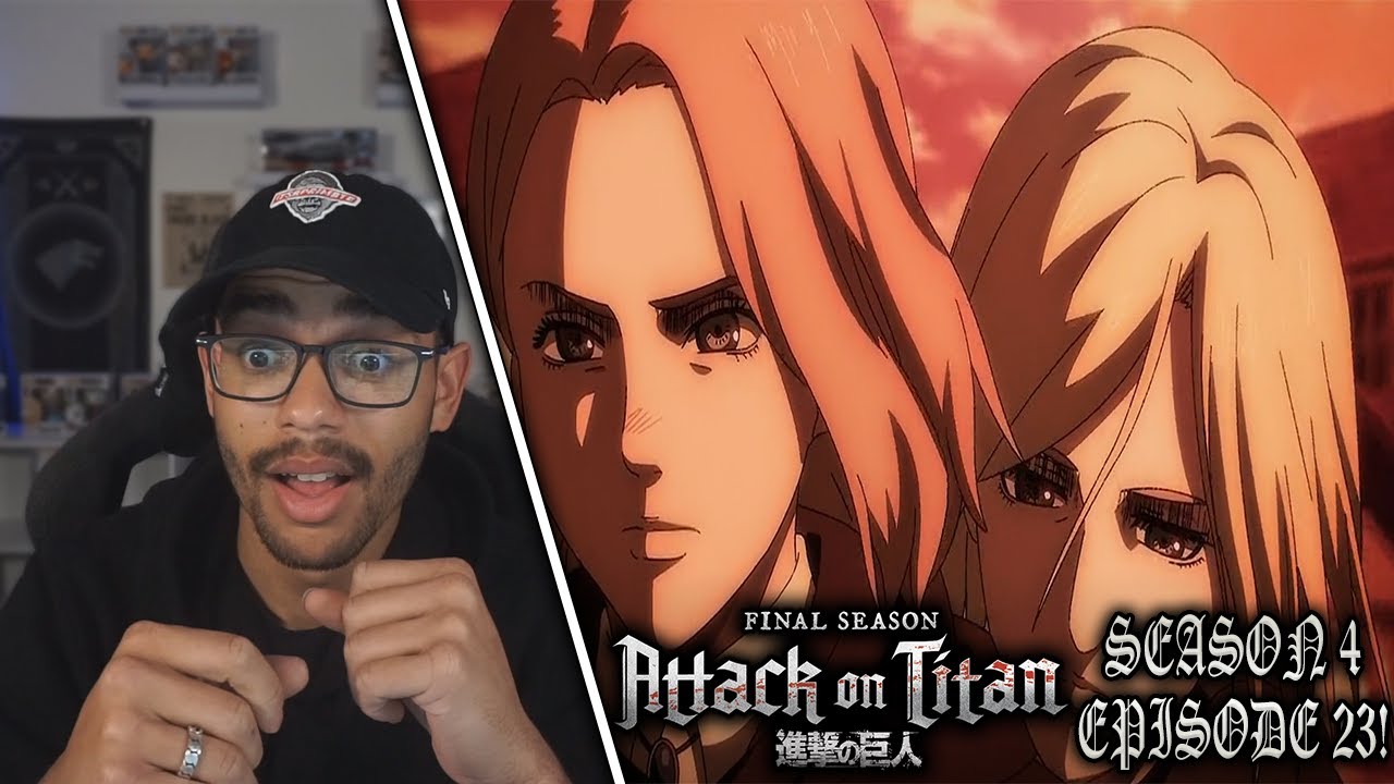 Attack on Titan Season 4 Episode 23 Reaction! - Sunset