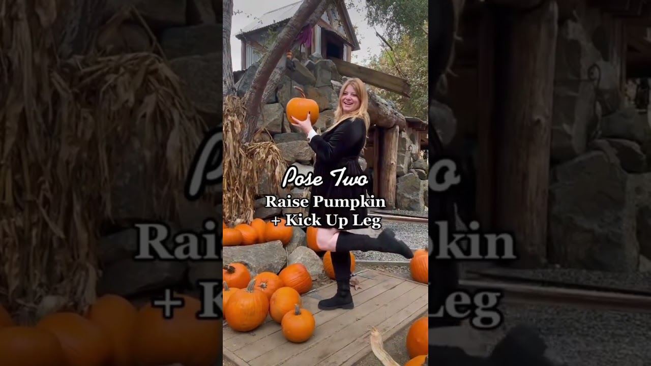 Fall Photo Ideas: How to Pose At A Pumpkin Patch