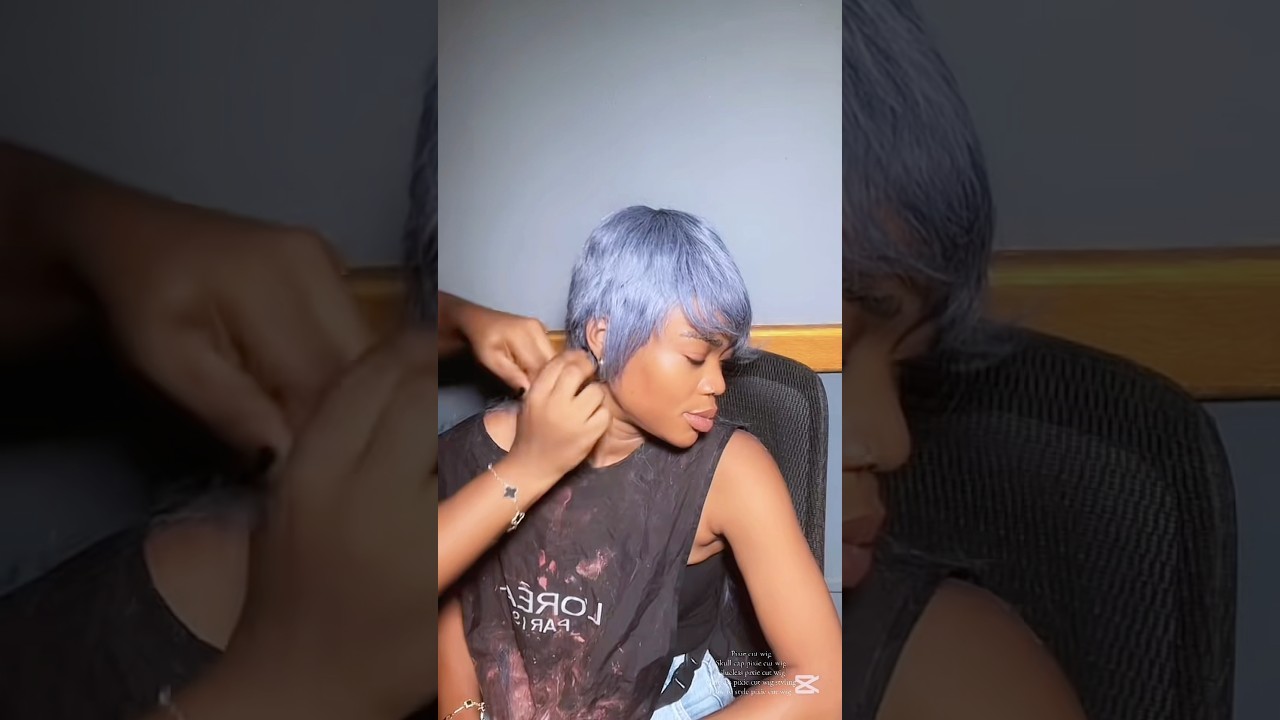 How to install & style Pixie cut wig 