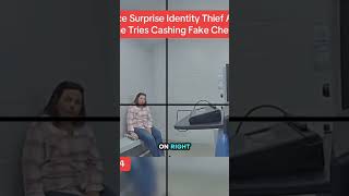 Police Surprise Identity Thief After She Tries Cashing Fake Check #cops #police #copsusa🚔🇺🇸