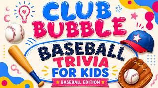 Baseball Trivia for Kids! ⚾| Club Bubble Game Show screenshot 1
