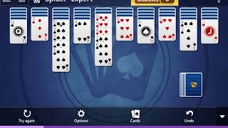 Microsoft Solitaire Collection: Spider - Expert - September 4, 2017