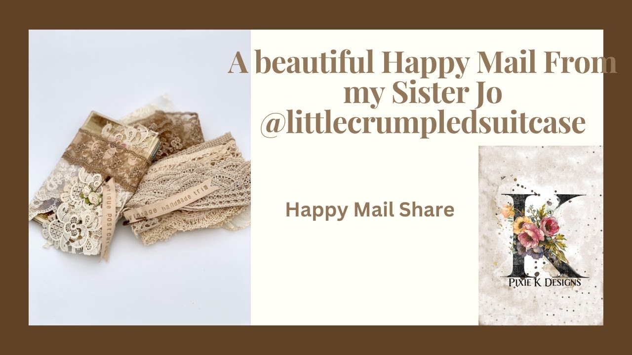 A Beautiful Happy Mail from my Sister Jo @littlecrumpledsuitcase2442 . Happy Mail Share.
