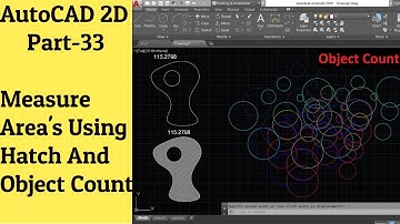 #33 AutoCAD Tutorial- Measure Area
