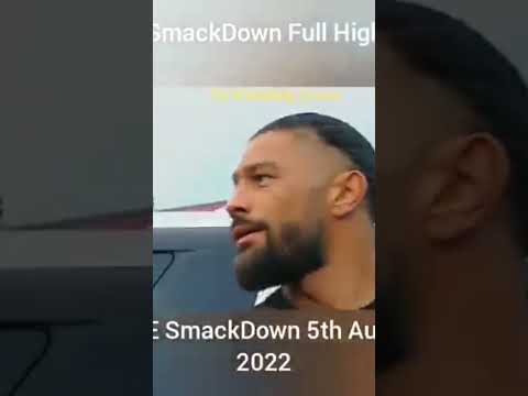 WWE Smackdown 5th August 2022 Full Highlights | WWE smackdown Full Highlights Today 08/05/22