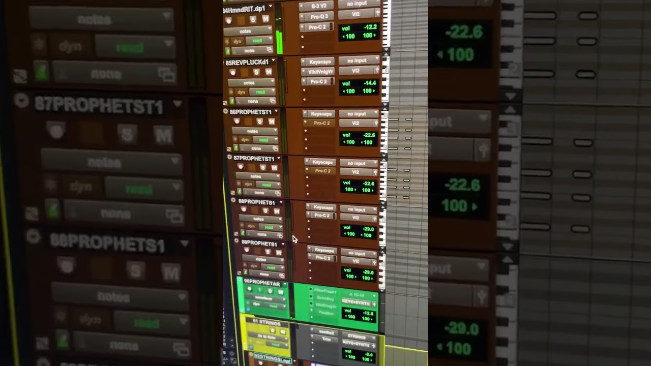 64 buffer size on gigantic ProTools production + mix + master session - hackintosh