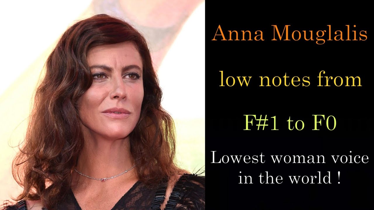 Anna Mouglalis - Low Notes Compilation - F#1 to F0 (lowest woman voice)