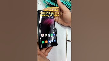 Finger print 100%work after tempered glass on Samsung s22 ultra
