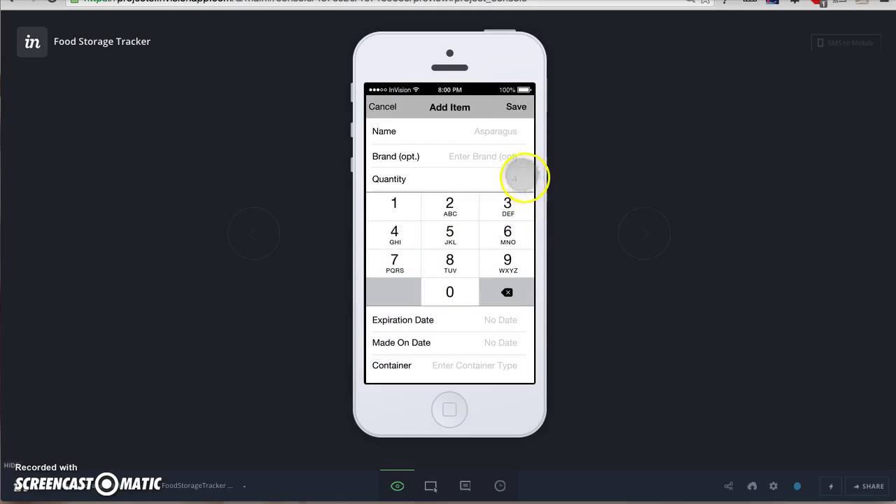 Food Storage Tracker App YouTube